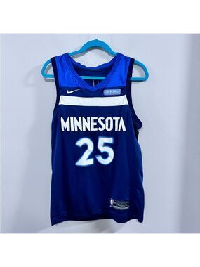 Men's Nike NBA Minnesota Timberwolves Derrick Rose Swingman Basketball Jersey.